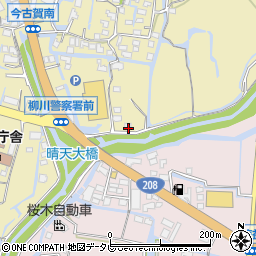 福岡県柳川市三橋町今古賀389周辺の地図