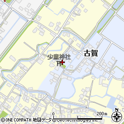 福岡県柳川市古賀357周辺の地図