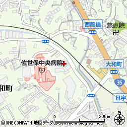 井上グループホワイト急便　大和工場周辺の地図