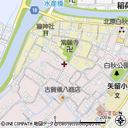 福岡県柳川市矢留本町340周辺の地図