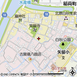 福岡県柳川市矢留町14周辺の地図