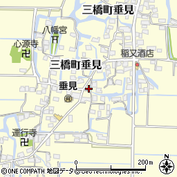 福岡県柳川市三橋町垂見352周辺の地図