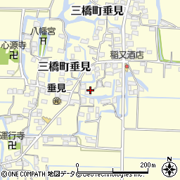 福岡県柳川市三橋町垂見916周辺の地図