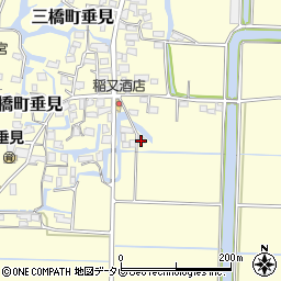 福岡県柳川市三橋町垂見891周辺の地図