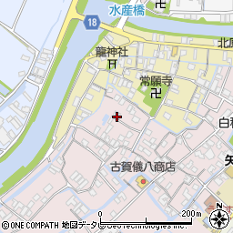 福岡県柳川市矢留本町347周辺の地図