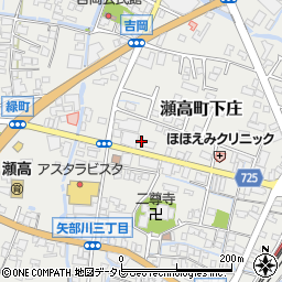 福岡県みやま市瀬高町下庄2212周辺の地図