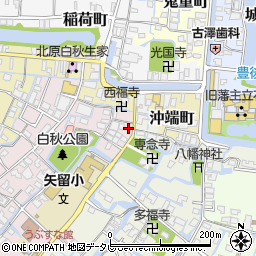 福岡県柳川市矢留本町9周辺の地図