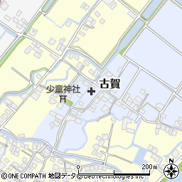 福岡県柳川市古賀354周辺の地図