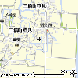 福岡県柳川市三橋町垂見921周辺の地図