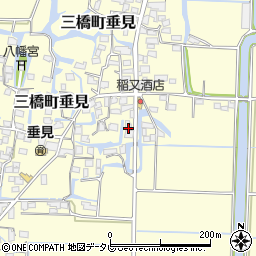 福岡県柳川市三橋町垂見928周辺の地図