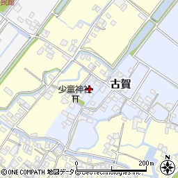 福岡県柳川市古賀356周辺の地図