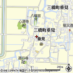 福岡県柳川市三橋町垂見331周辺の地図