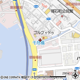 福石川周辺の地図