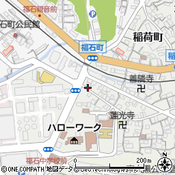 長崎県佐世保市稲荷町5-25周辺の地図