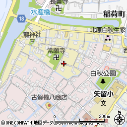 福岡県柳川市矢留町25周辺の地図