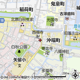 福岡県柳川市矢留本町7-1周辺の地図
