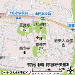 福岡県みやま市瀬高町上庄143周辺の地図