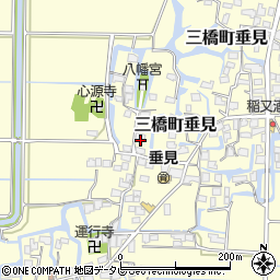 福岡県柳川市三橋町垂見330周辺の地図