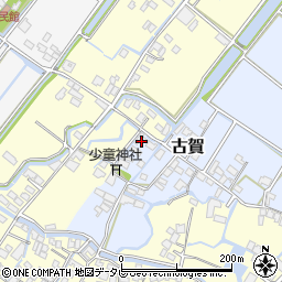 福岡県柳川市古賀355周辺の地図