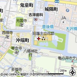 福岡県柳川市新外町1周辺の地図