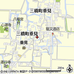 福岡県柳川市三橋町垂見354周辺の地図