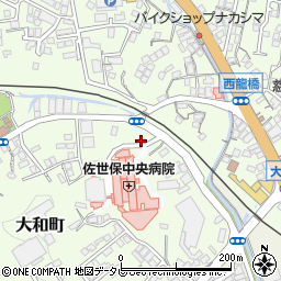 長崎県佐世保市大和町349周辺の地図