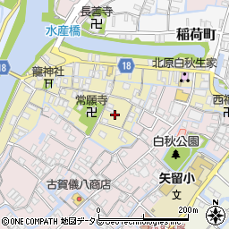 福岡県柳川市矢留町29周辺の地図