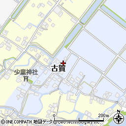 福岡県柳川市古賀351周辺の地図