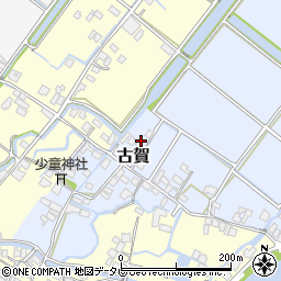 福岡県柳川市古賀346周辺の地図