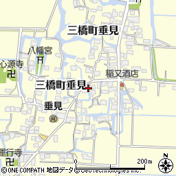 福岡県柳川市三橋町垂見907-2周辺の地図