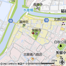 福岡県柳川市矢留町20周辺の地図