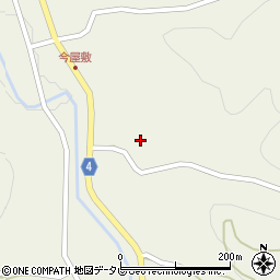 福岡県八女市立花町白木1103周辺の地図