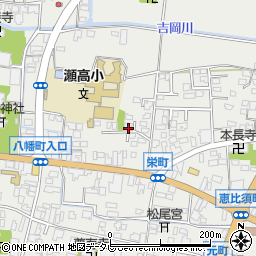 福岡県みやま市瀬高町下庄1442周辺の地図