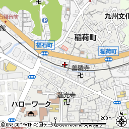 長崎県佐世保市稲荷町21-11周辺の地図