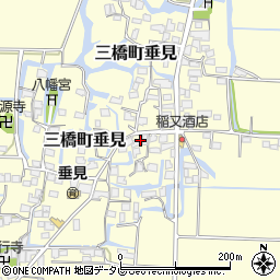 福岡県柳川市三橋町垂見906周辺の地図