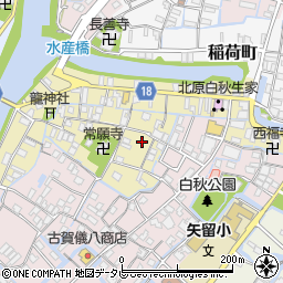 福岡県柳川市矢留町54周辺の地図