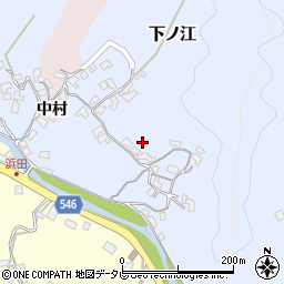 大分県臼杵市下ノ江周辺の地図