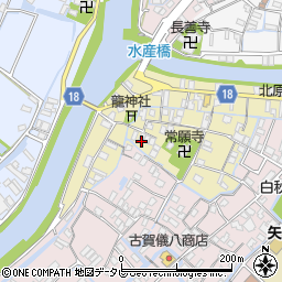 福岡県柳川市矢留町112周辺の地図