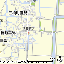 福岡県柳川市三橋町垂見852周辺の地図