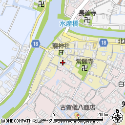 福岡県柳川市矢留町113-2周辺の地図