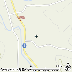 福岡県八女市立花町白木1104周辺の地図