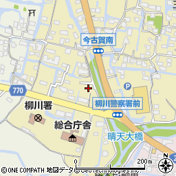 福岡県柳川市三橋町今古賀5周辺の地図