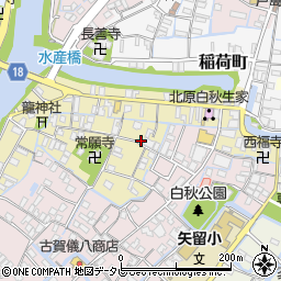 福岡県柳川市矢留町53周辺の地図