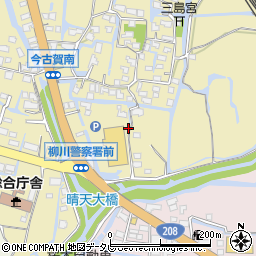 福岡県柳川市三橋町今古賀412周辺の地図