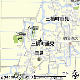 福岡県柳川市三橋町垂見317周辺の地図