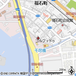 長崎県佐世保市福石町周辺の地図