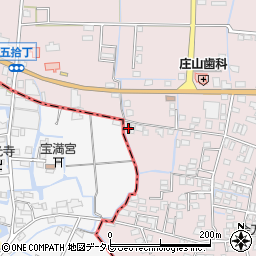 福岡県みやま市瀬高町上庄646-4周辺の地図