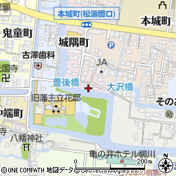 福岡県柳川市城隅町22-5周辺の地図