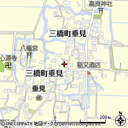 福岡県柳川市三橋町垂見397周辺の地図