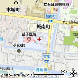 福岡県柳川市茂庵町周辺の地図